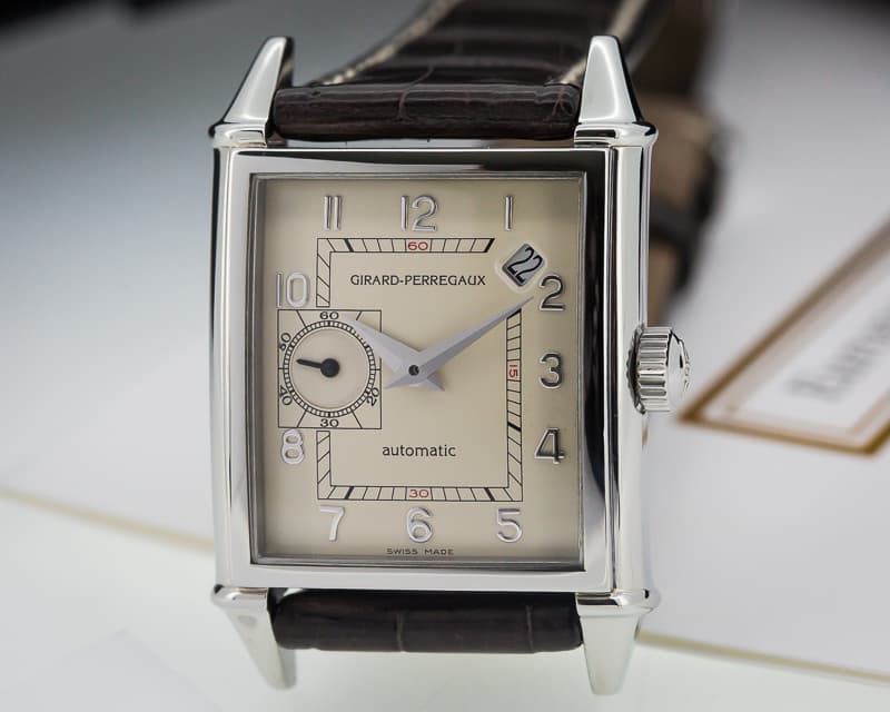 Girard Perregaux Vintage 1945 Silver Dial SS 