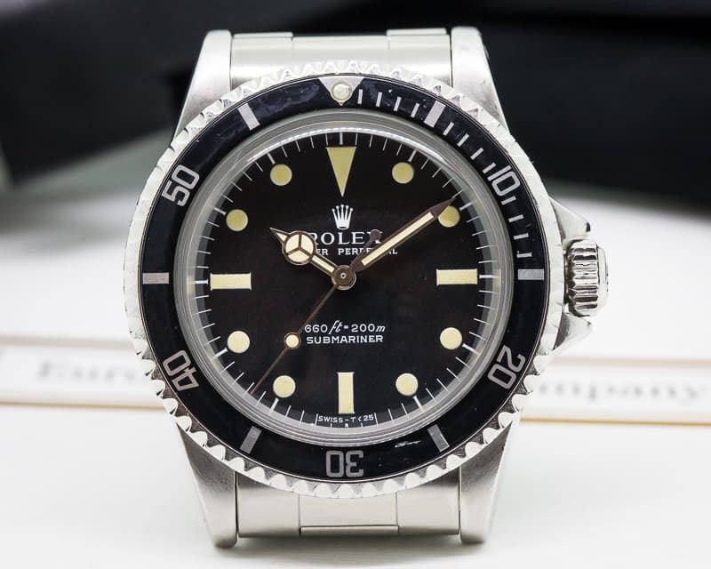 Rolex Vintage "Serif" Matte Dial Submariner Circa 1974