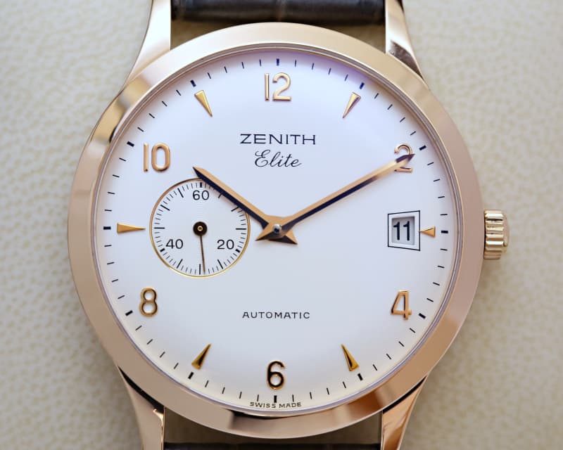 Zenith Class Elite Automatic 18K Rose Gold 37MM