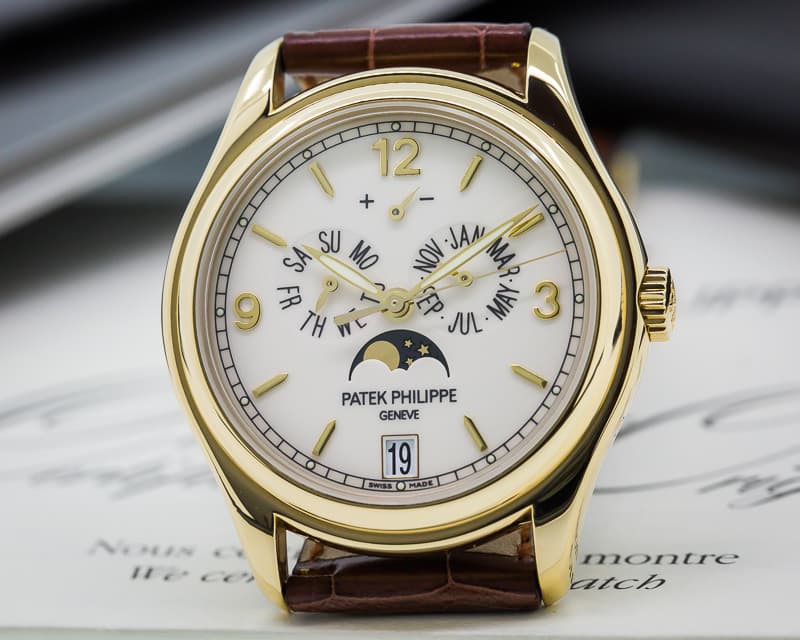 Patek Philippe Annual Calendar Cream Dial 18K Yellow Gold