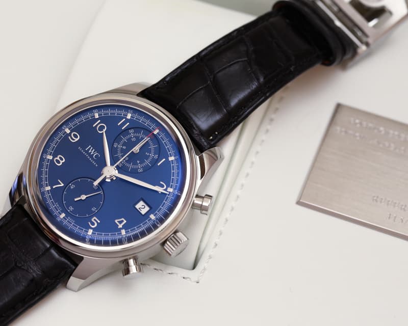 IWC Portuguese Chronograph Classic SS Laureus Limited Edition 