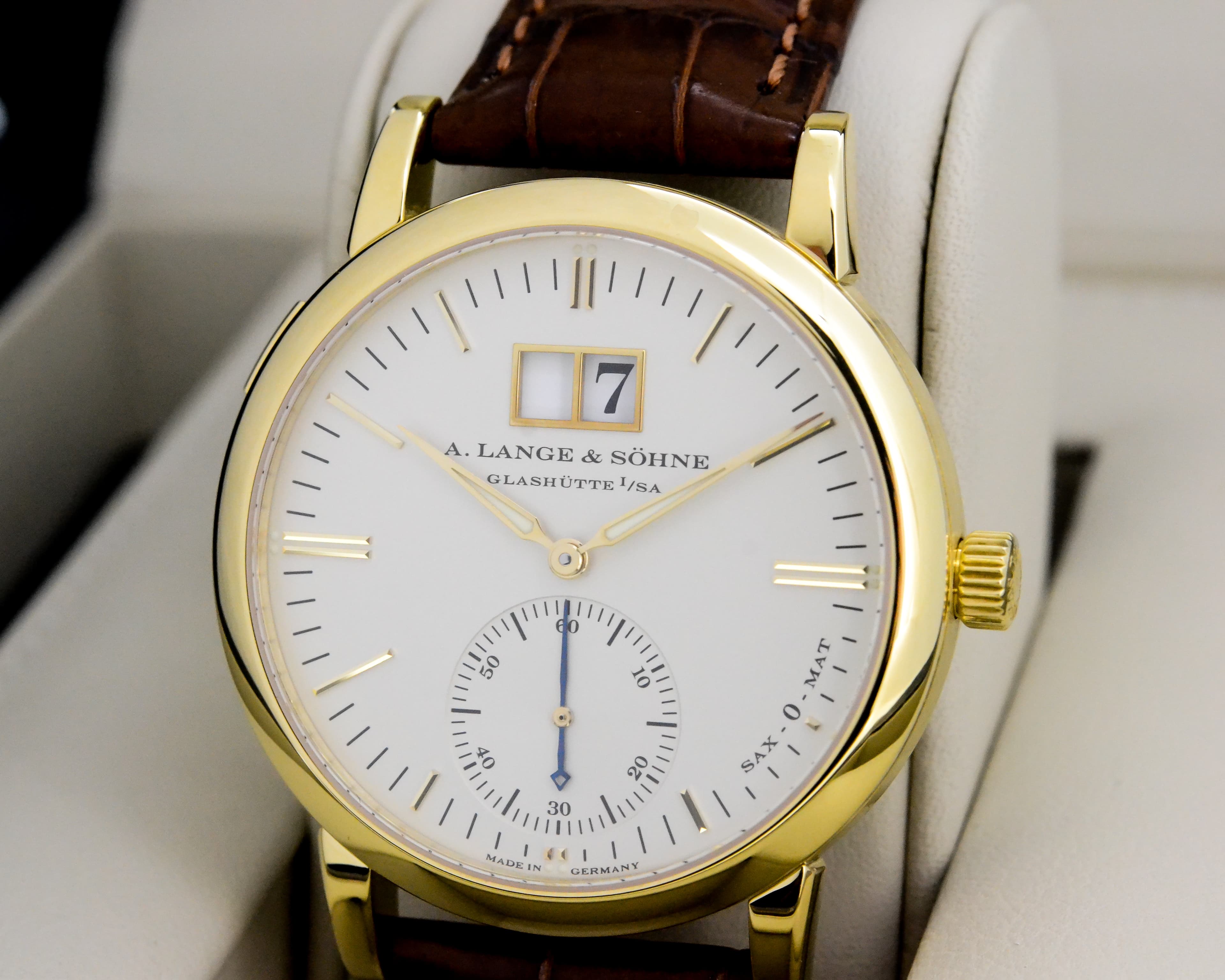 A. Lange and Sohne Langematik SAX-O-MAT Automatic 18K Yellow Gold