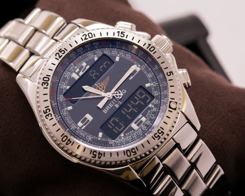 Breitling B-1 Grey Dial SS / SS