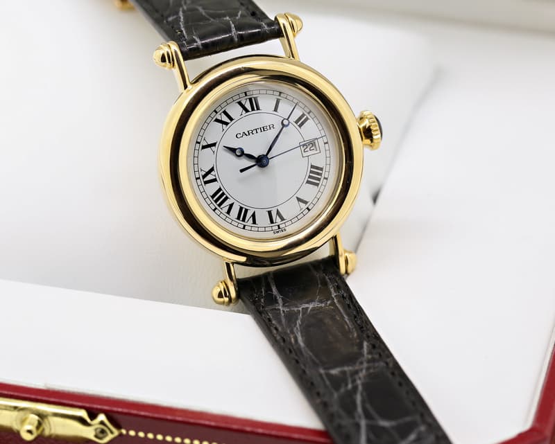 Cartier Diabolo Quartz YG / Strap 32MM