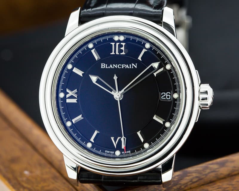 Blancpain Leman 2100 Automatic SS / Black Dial