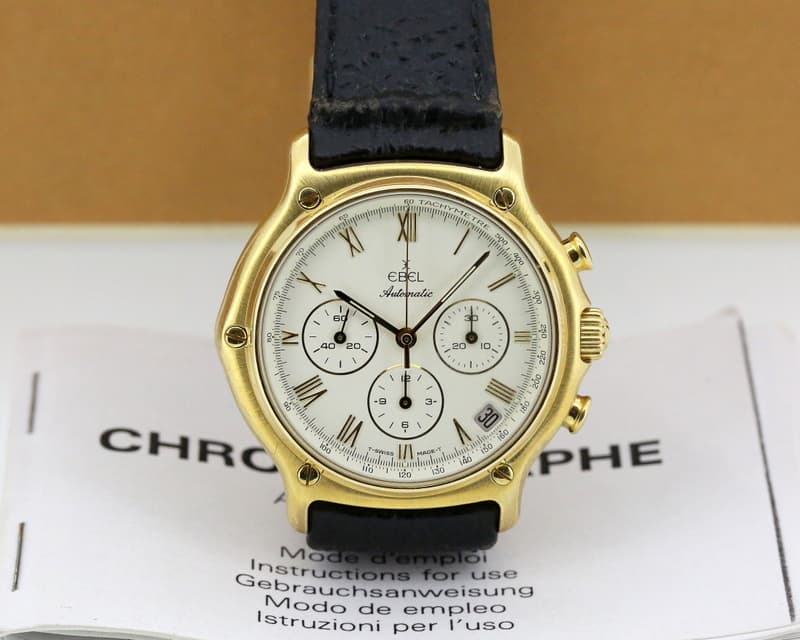 Ebel 1911 Chronograph 18K Yellow Gold