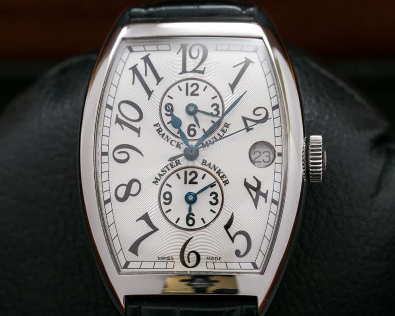 Franck Muller Master Banker Silver Dial SS / SS