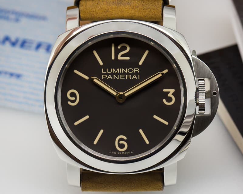 Panerai Luminor Base SS Tobacco Dial 44MM