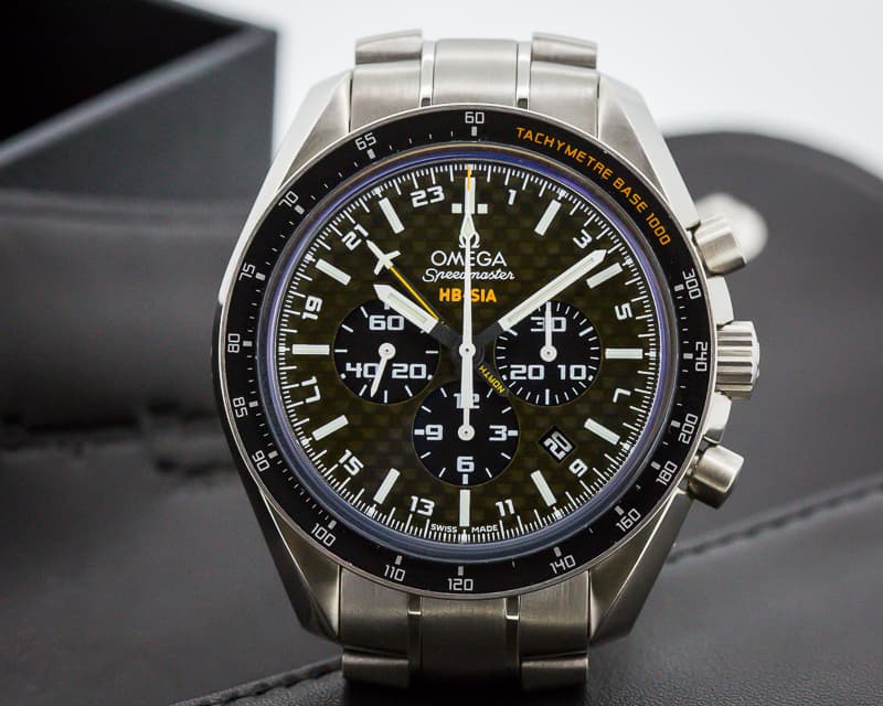 Omega Speedmaster HB-SIA GMT Chronograph SOLAR IMPULSE Titanium / Carbon Fiber