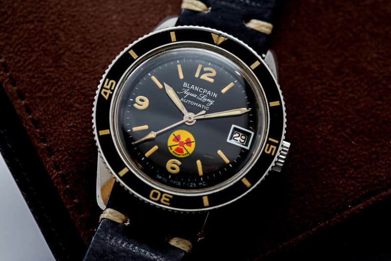 Blancpain Vintage Fifty Fathoms Aqualung NO RADIATION Circa 1960's 36MM