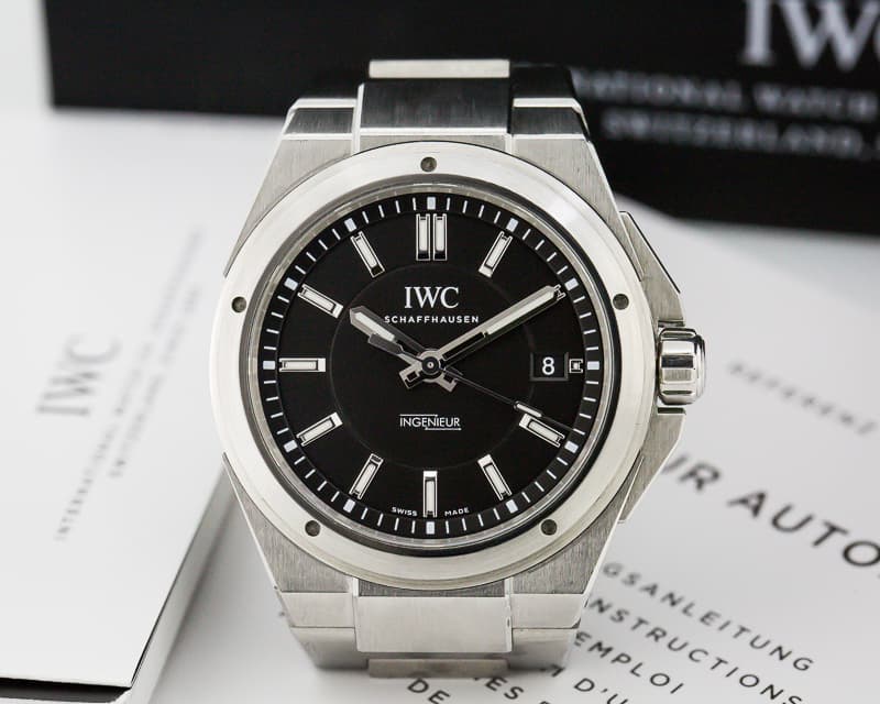 IWC Ingenieur Black Dial SS / SS