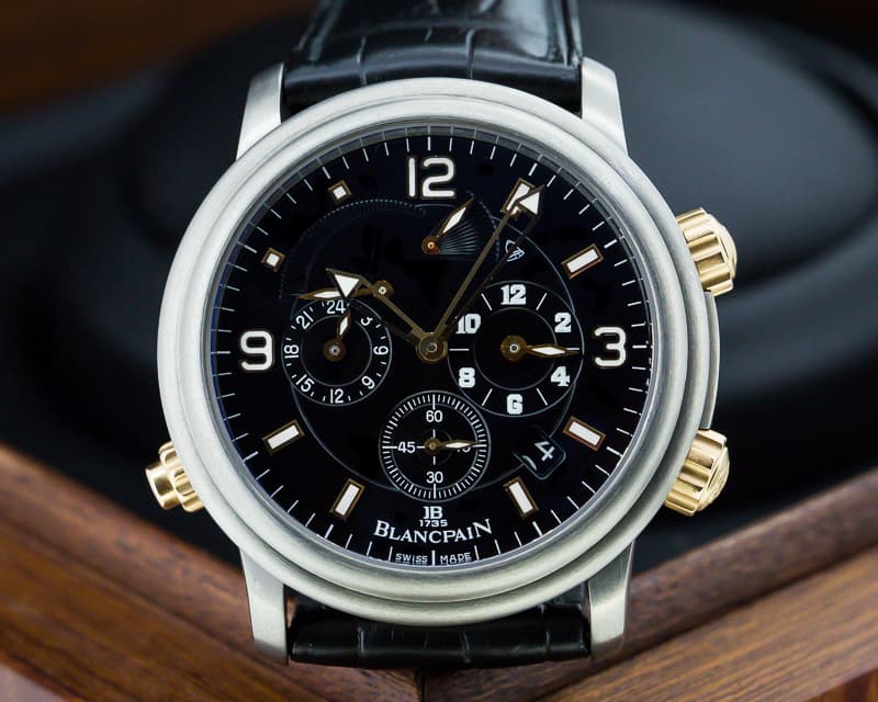Blancpain Leman Reveil GMT Titanium / Rose Gold