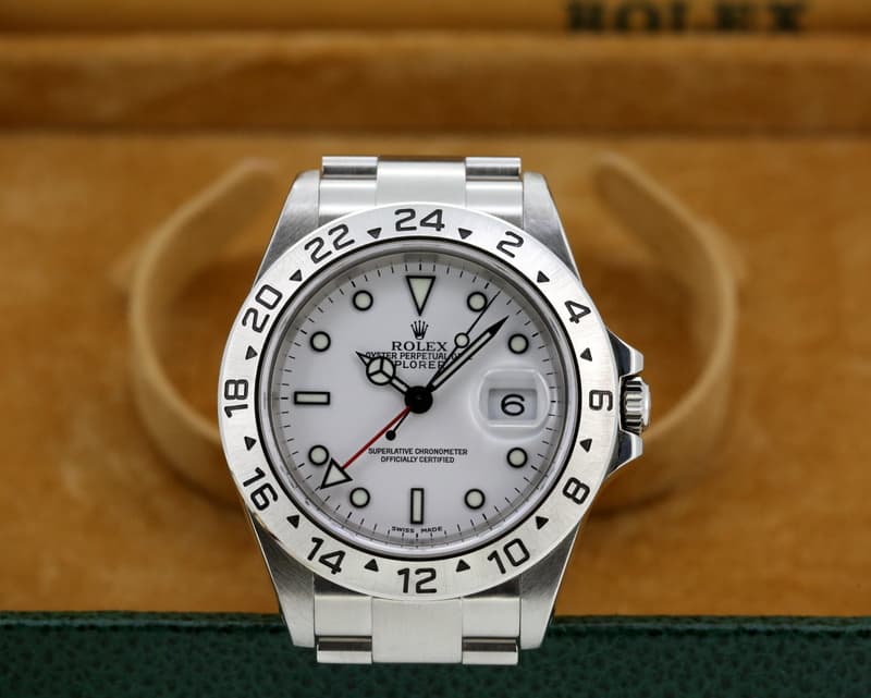 Rolex Explorer II White Dial 