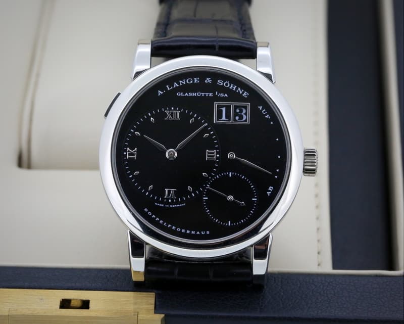 A. Lange and Sohne Lange 1 Platinum Black Dial "DARTH"