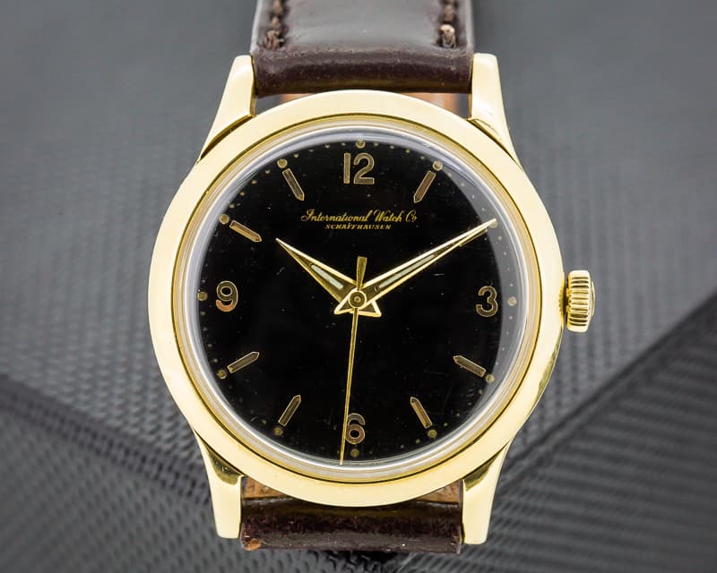 IWC Vintage Automatic 18K Yellow Gold Circa 1955