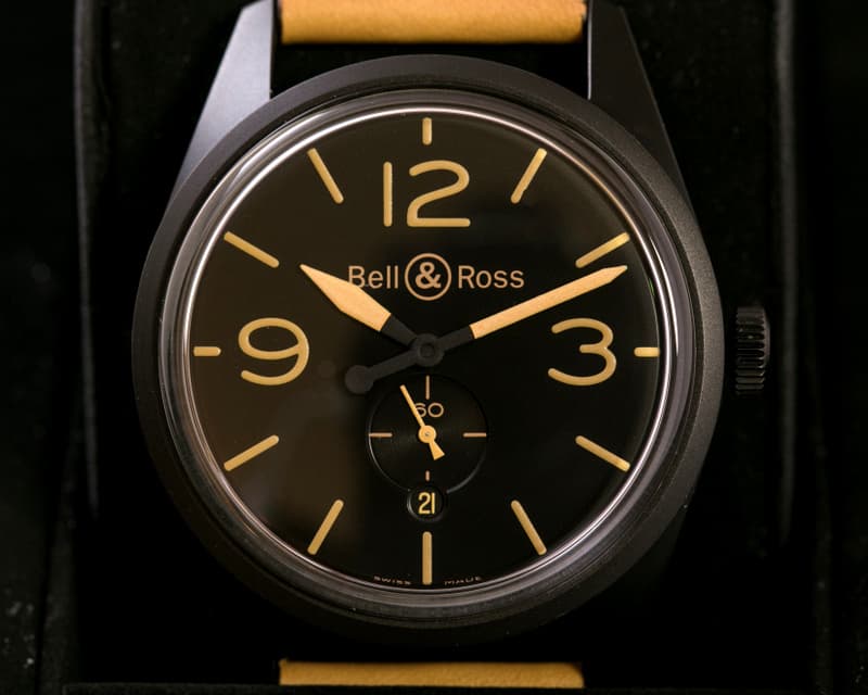 Bell & Ross Vintage BR123 Original Black PVD Black Dial