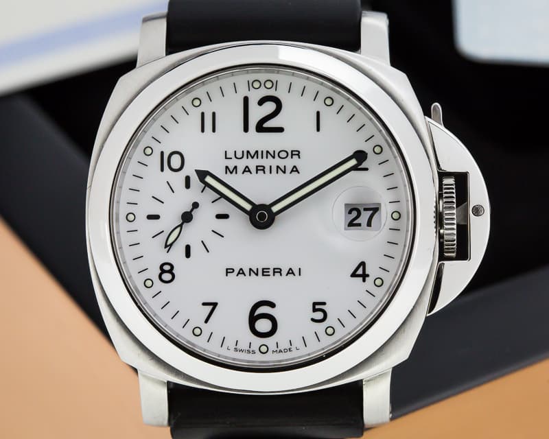Panerai Luminor Marina SS White Dial 40MM