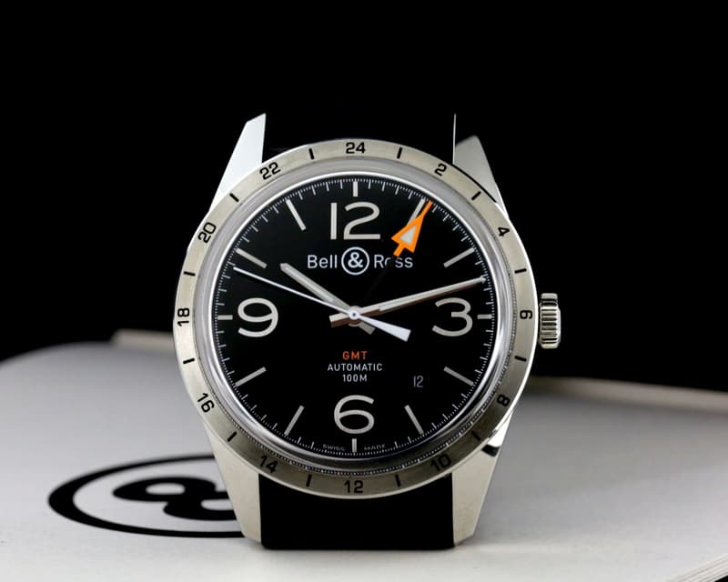 Bell & Ross Vintage GMT 24HR SS / Rubber