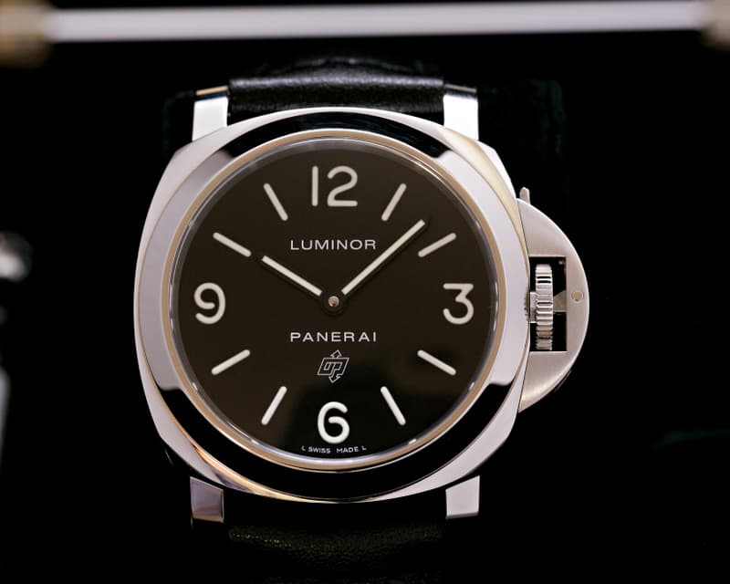 Panerai Luminor Marina Logo SS Black Dial Q Series (2015) 