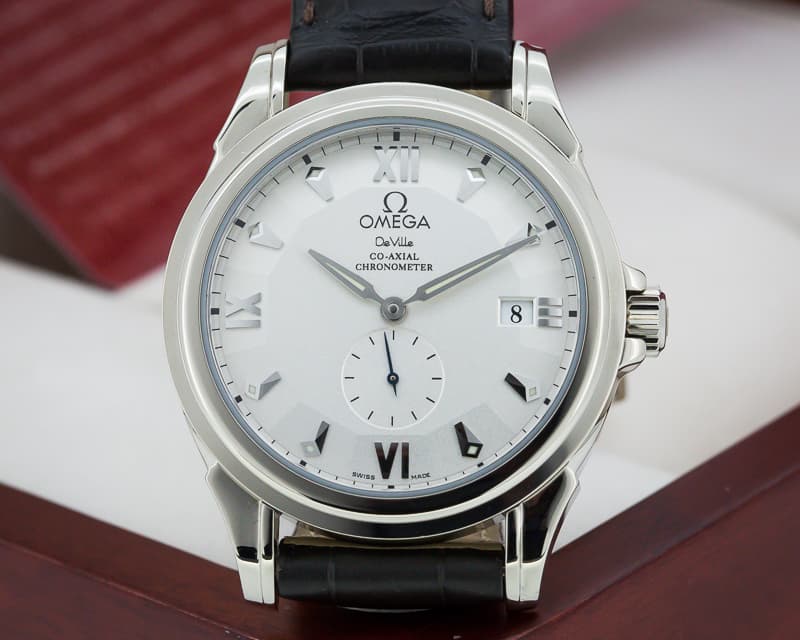 Omega De Ville Co Axial Chronometer 18K White Gold Limited 