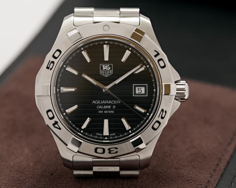 TAG Heuer Aquaracer Black Dial SS 