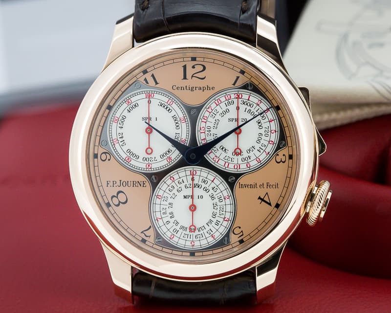 F. P. Journe Centigraphe Souverain 18K Rose Gold / Rose Dial 