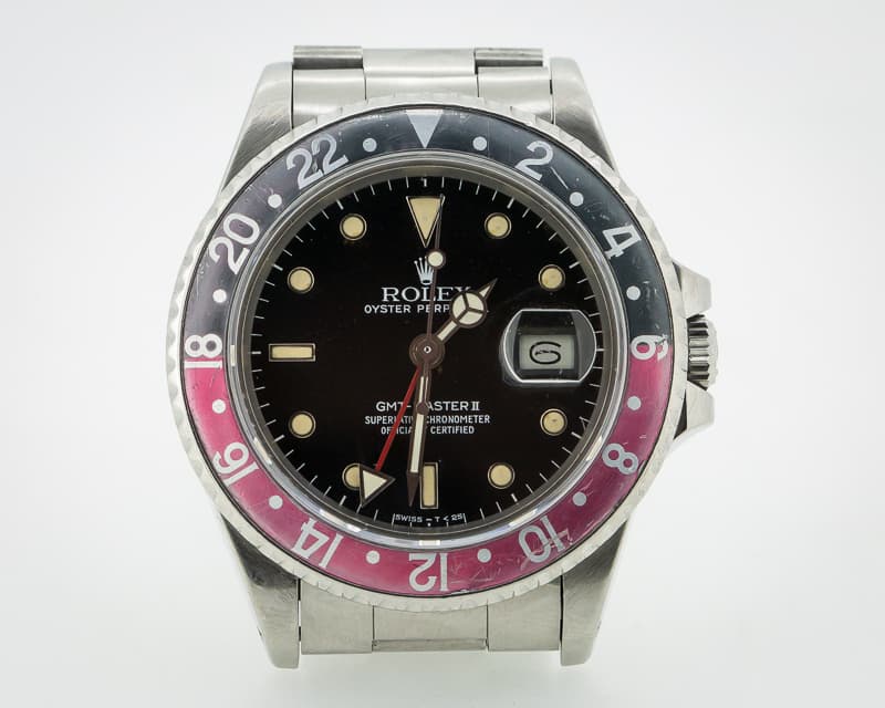 Rolex GMT Master "FAT LADY" Red / Black 