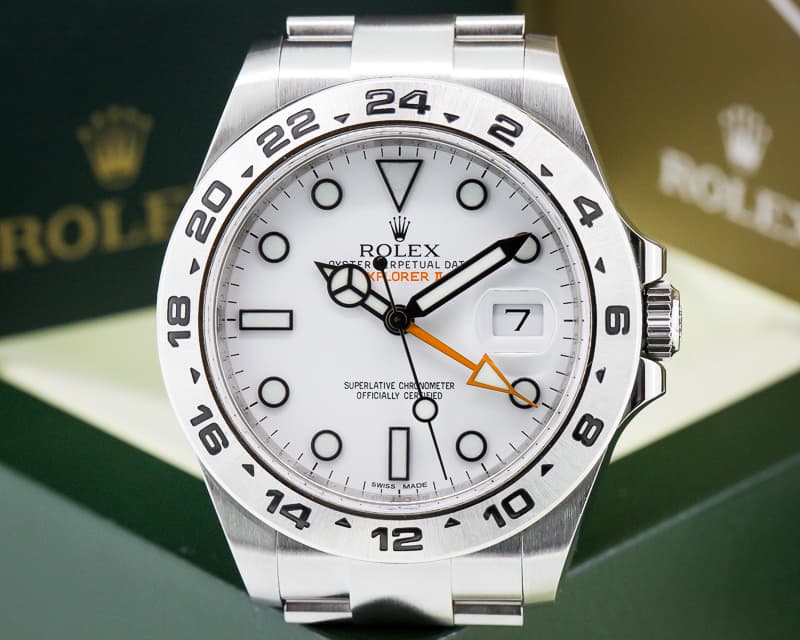 Rolex Explorer II White Dial 