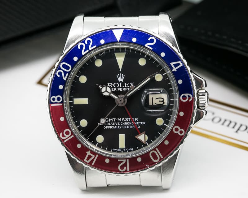 Rolex Vintage GMT Master Blue / Red "Pepsi Bezel"