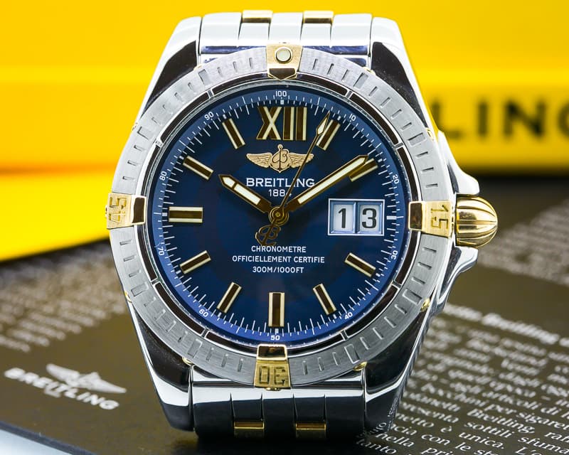 Breitling Cockpit Black Dial SS / SS
