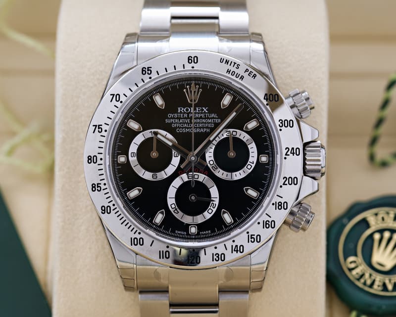 Rolex Daytona SS Black Dial