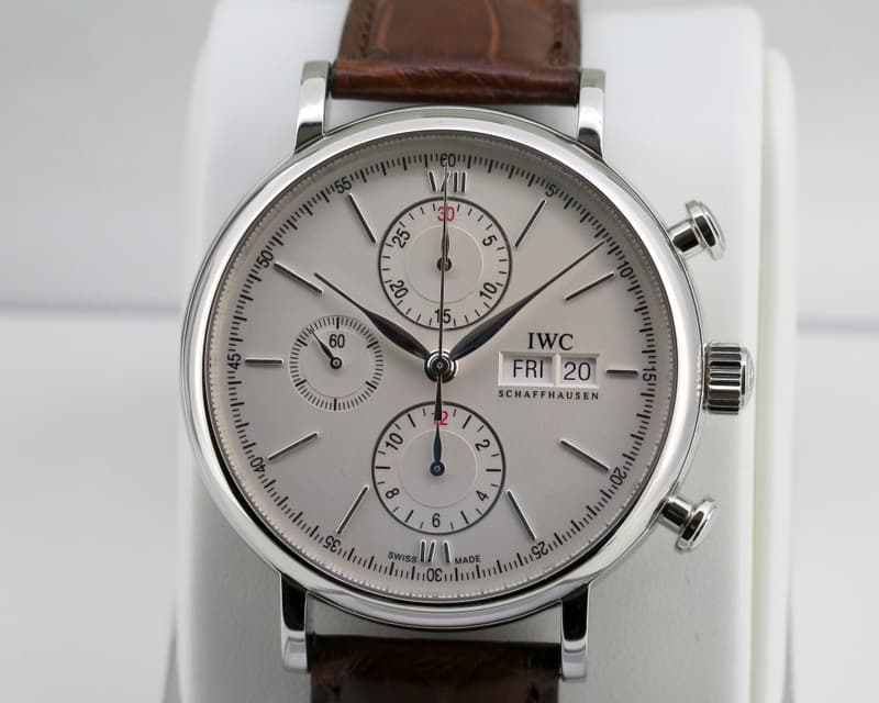 IWC Portofino Chronograph SS Silver Dial 