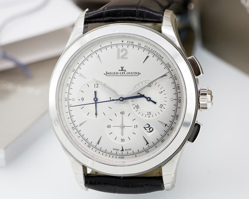 Jaeger LeCoultre Master Chronograph SS Silver Dial 