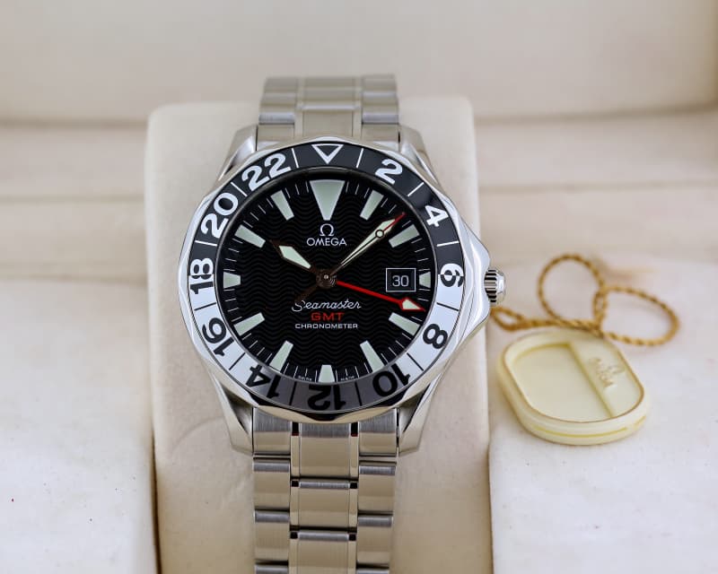 Omega Seamaster GMT 50th Anniversary SS/SS Black Dial 41MM