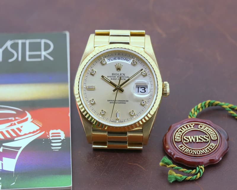 Rolex Day Date President 18K Yellow Gold / Diamond Dial