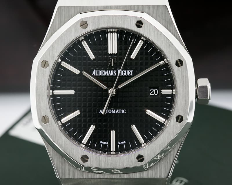 Audemars Piguet Royal Oak Black Dial SS / SS 