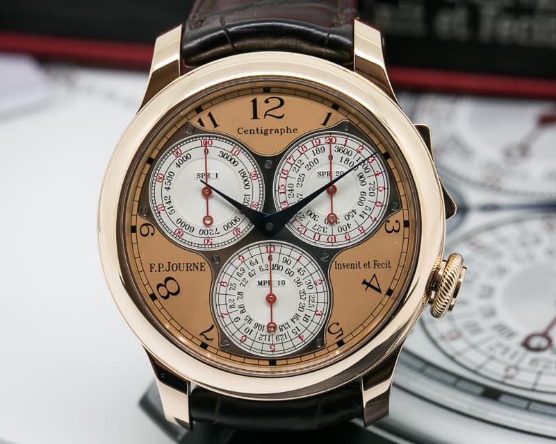 F. P. Journe Centigraphe Souverain 18K Rose Gold / Rose Dial 