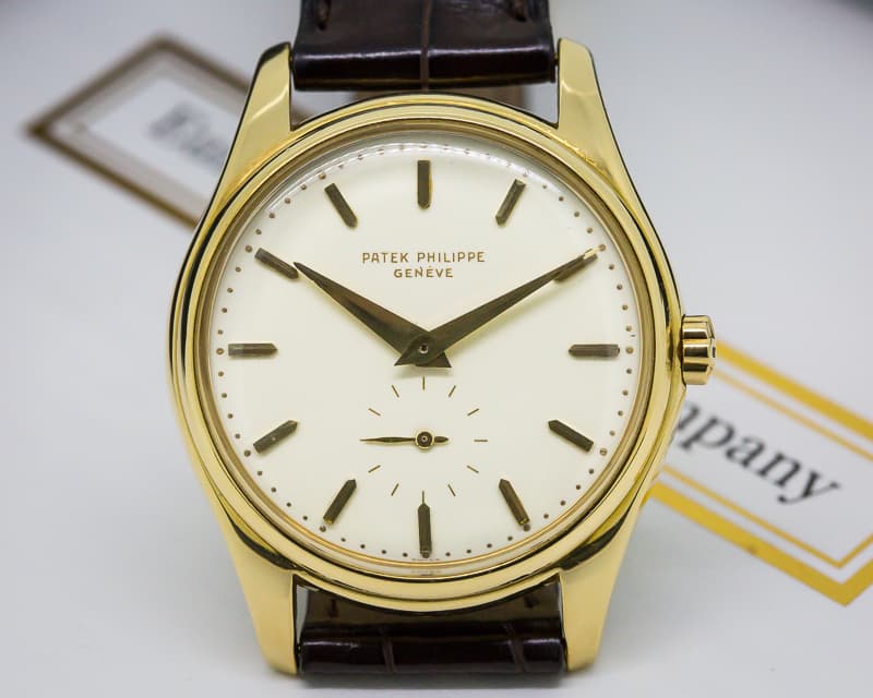 Patek Philippe Vintage Calatrava Automatic Enamel 18K 