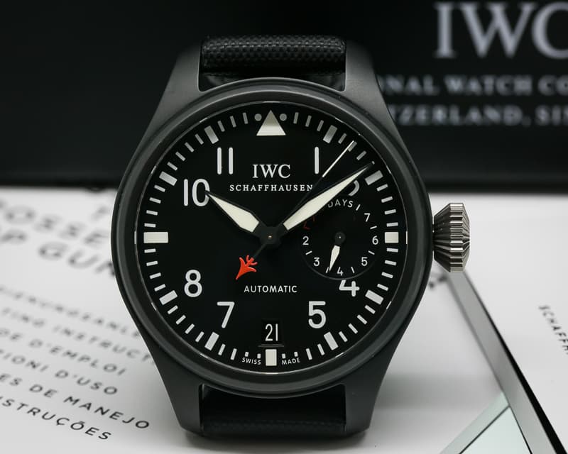 IWC Big Pilot TOP GUN 7 Day Ceramic 
