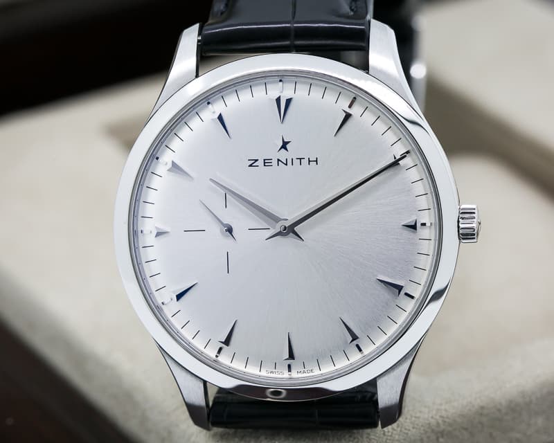 Zenith Elite Ultra Thin Silver Dial SS / Strap