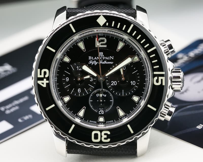 Blancpain Fifty Fathoms Chronograph SS / Kevlar 