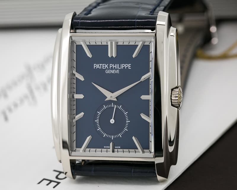Patek Philippe Gondolo 18K White Gold Blue Dial Manual Wind 