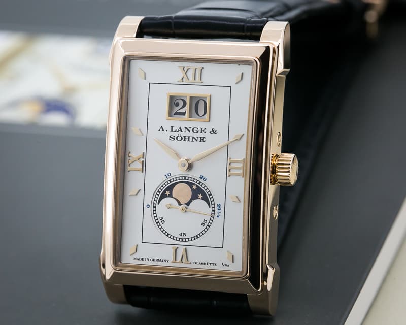 A. Lange and Sohne Cabaret Moonphase 18K Rose Gold
