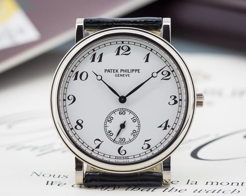 Patek Philippe Calatrava Manual Wind 18K White Gold
