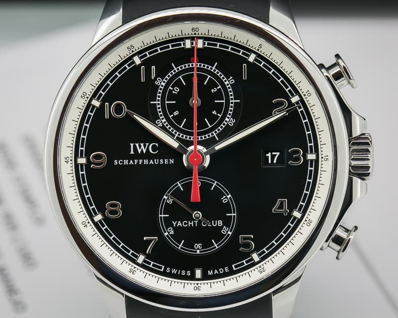 IWC IWC Portuguese Yacht Club Flyback SS Black Dial