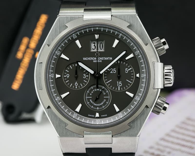 Vacheron Constantin Overseas Chronograph SS Gray Dial / Rubber *UNWORN*