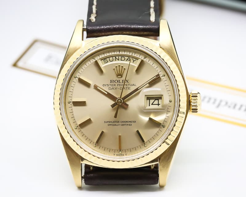 Rolex Oyster Perpetual Day Date 18K Yellow Gold