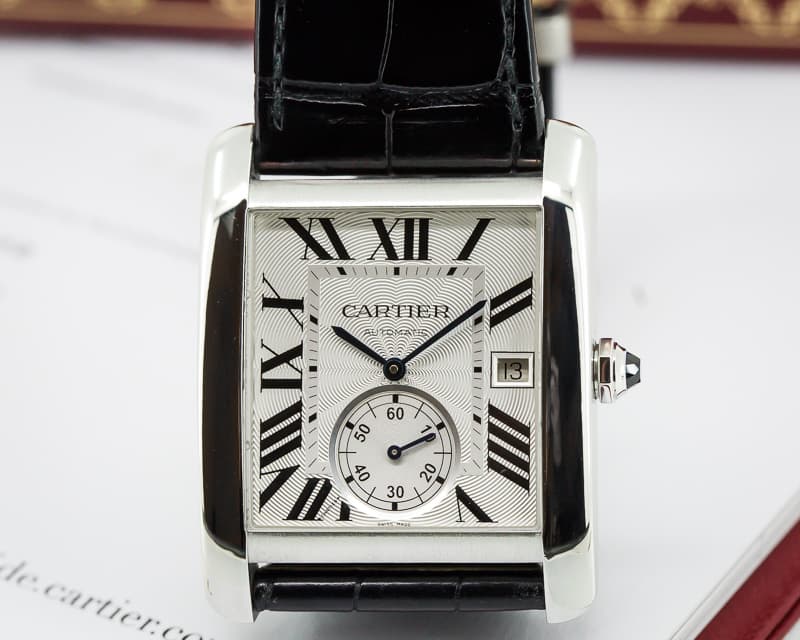 Cartier Tank MC Silver Dial SS Automatic 