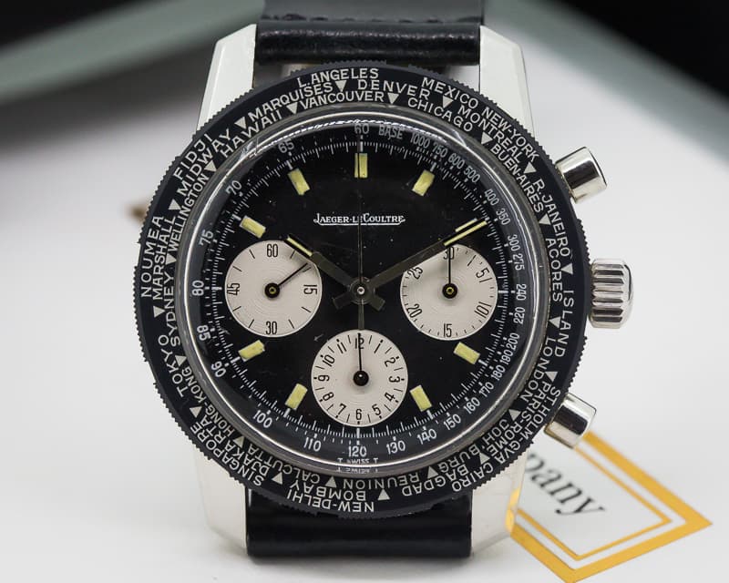 Jaeger LeCoultre Vintage Shark Deep Sea Valjoux 72 Chronograph Circa 1970