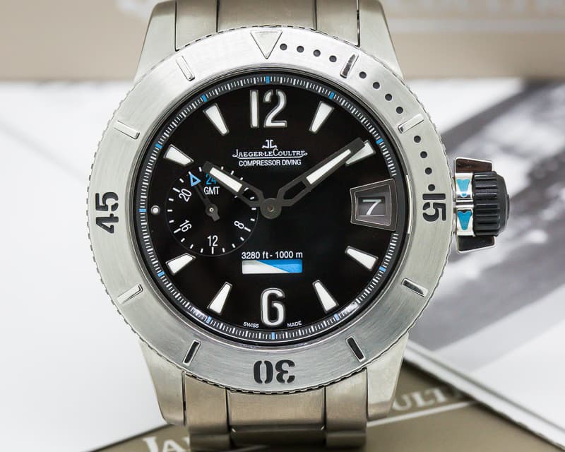 Jaeger LeCoultre Master Compressor Diving GMT Titanium / Titanium 

